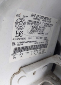 2011 FORD F-350 SUPER DUTY 6.2L RWD AUTOMATIC LONG BOX PARTING OUT